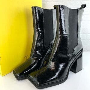 NEW! Circus NY By Sam Edelman Lauren Patent Heeled Boots Size 8 $109